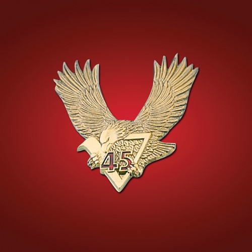 Show Chrome Accessories 3" V45 Eagle Emblem, 2-90 Show Chrome Accessories 3" V45 Eagle Emblem, 2-90