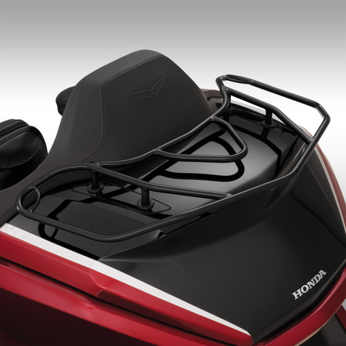 Show Chrome Accessories Tour Rack Black Gold Wing, 52-969BK Show Chrome Accessories Tour Rack Black Gold Wing, 52-969BK