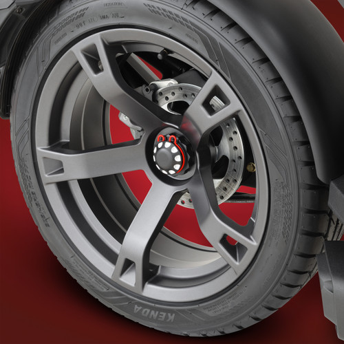 Show Chrome Accessories Axle Caps Ryker, 41-411