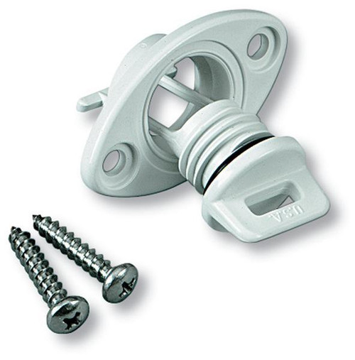ATLANTIS Drain Plug - White - Sea Doo, A2266 ATLANTIS Drain Plug - White - Sea Doo, A2266