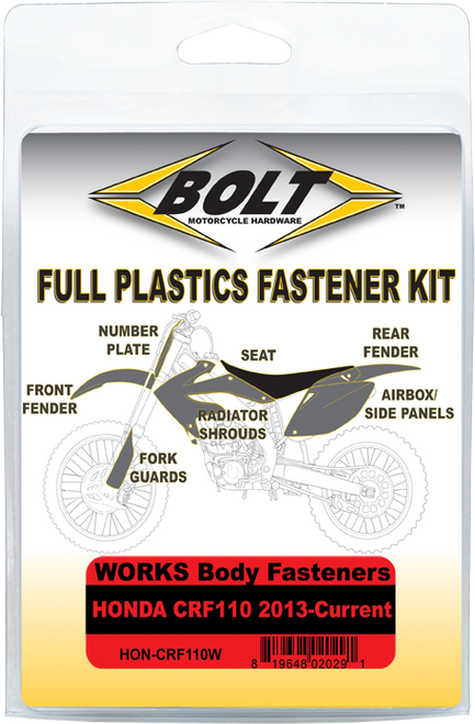 BOLT Full Body Work Fastener Kit, 020-00516