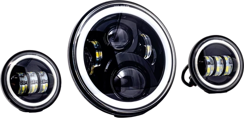 LETRIC LIGHTING CO 7" LED Headlight w/ Mount Adapter, 850-09676