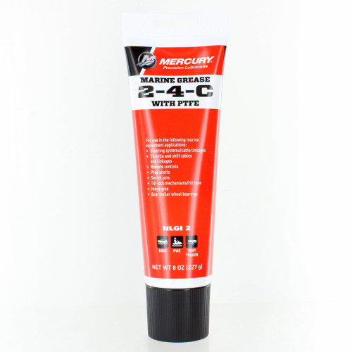 Mercury Marine Mercruiser New OEM 2-4-C Marine Lubricant 8 oz Tube, 92-802859A1