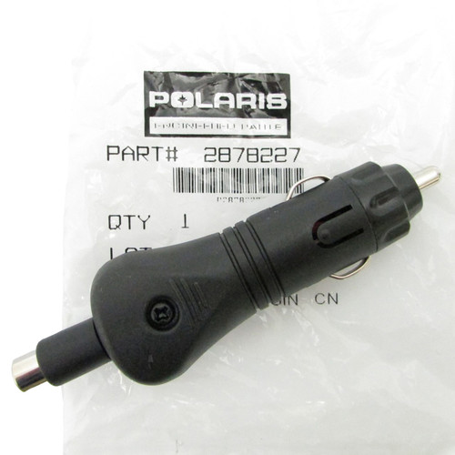 Polaris Snowmobile New OEM 12 Volt RCA Adapter, 2878227