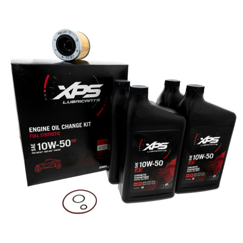 Can-Am New OEM 4T 10W-50 Synthetic Blend Oil Change Kit Rotax 900 9779261 Can-Am New OEM 4T 10W-50 Synthetic Blend Oil Change Kit Rotax 900 9779261