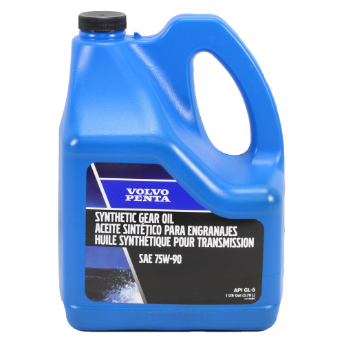 Volvo Penta New OEM 75W-90 Synthetic Transmission Gear Oil, 1 Gallon, 1141680
