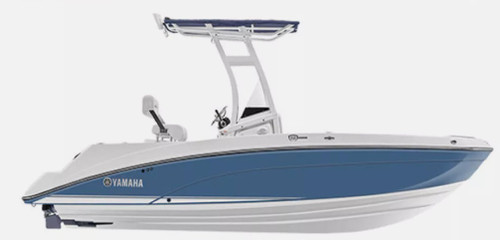 Yamaha OEM 210 FSH Sport Center Console Cover BLACK Premium Fish MAR-21FSH-TT-18