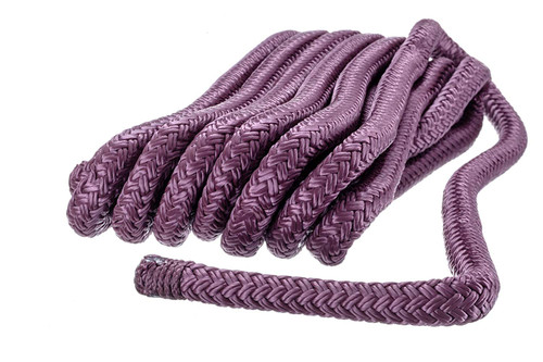 Seachoice, Double Braid Nylon Burgandy Dock Line 3/8" x 15', Pack of 2, 50-39931