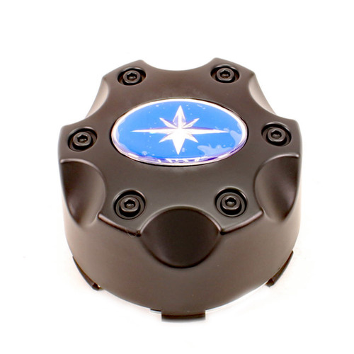 Polaris New OEM Matte Black Center Wheel Hubcap 1521509-521