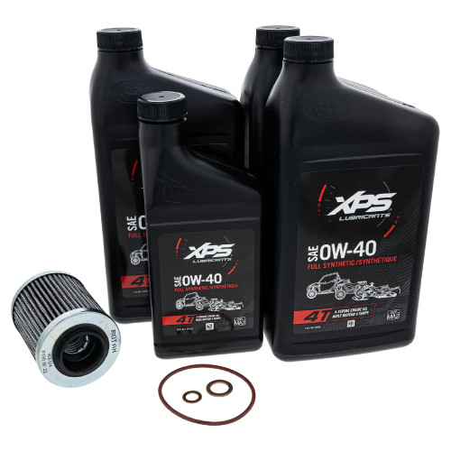 Ski-Doo OEM 4T 0W-40 Synthetic Oil Change Kit, Rotax 900, 779254, 9779254 Ski-Doo OEM 4T 0W-40 Synthetic Oil Change Kit, Rotax 900, 779254, 9779254