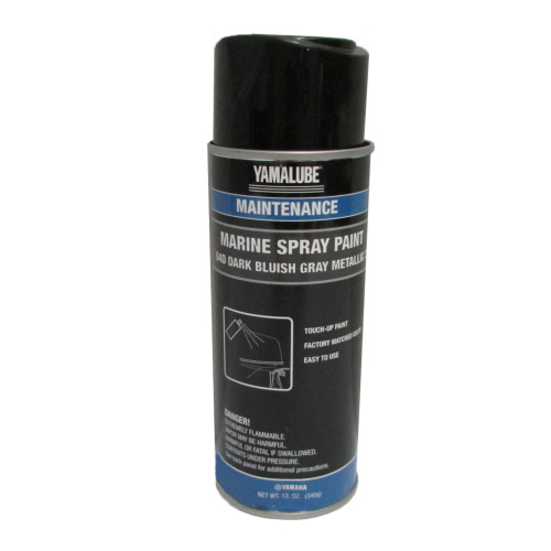 Yamaha OEM, Marine Bluish Gray Metallic Spray Paint, 12oz Can, ACC-MRNPA-IT-4D