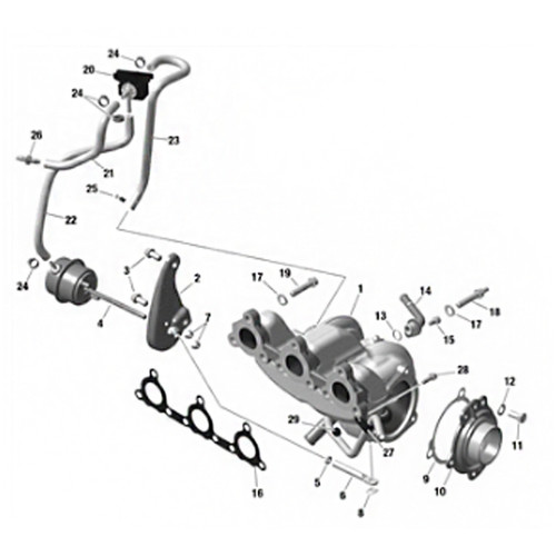 BRP New OEM, Gasket, 420431850