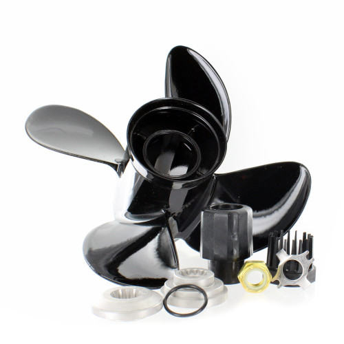 Mercury Marine New OEM 4 Blade Aluminum Propeller 10.1 x 15 RH, 48-8M8026640