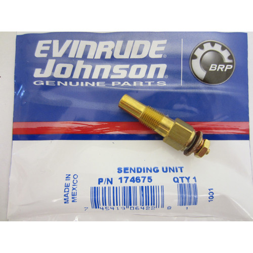 Johnson Evinrude OMC OEM Temperature Temp Sending Unit, 0174675