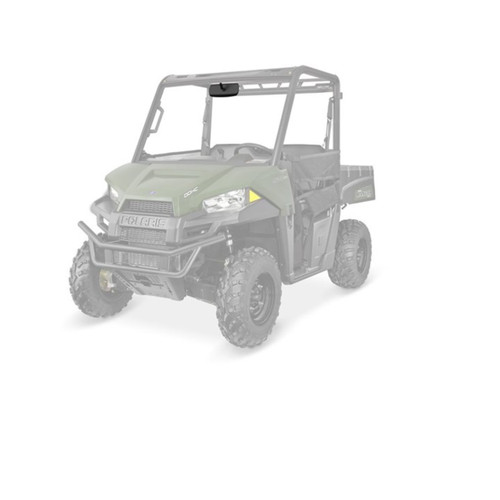 Polaris New OEM Adjustable Weatherproof Convex Rear View Mirror Kit, 2879969