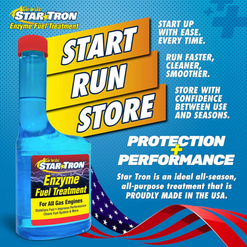 Star Tron Enzyme Fuel Treatment – Concentrated Gas Formula