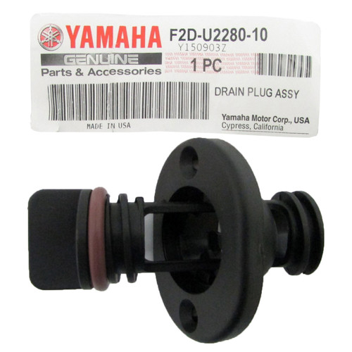 Yamaha New OEM Drain plug assembly, F2D-U2280-10-00, GP1-U2280-00-00