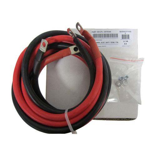 Polaris New OEM Precise Wire Length Battery Connection Cable, 2879388
