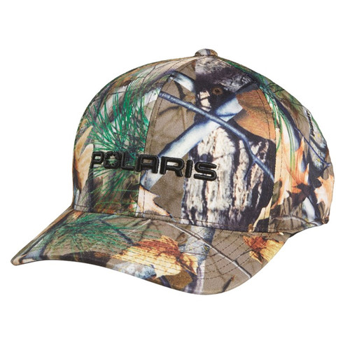 Polaris Snowmobile New OEM, Adult Men's, FlexFit Stealth Camo Cap, 2861527