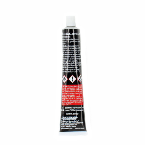 Mercury Marine Mercruiser New OEM Bellows Adhesive 1.5 oz tube, 92-86166Q1