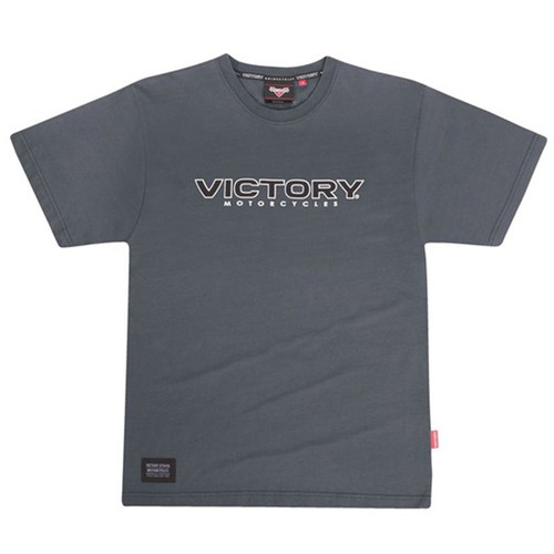 Victory Motorcycle New OEM Men's Blue Logo Tee Shirt, Small, 286517902