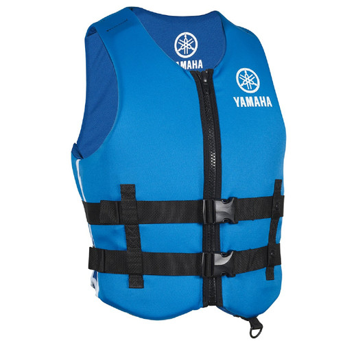 Yamaha New OEM Men's 19VVN Neoprene 2 Buckle PFD, MAR-19VVN-BL-3X