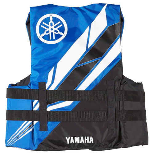 Yamaha New OEM Men's 18V3B Value Nylon 3-Buckle PFD, MAR-18V3B-BL-3X