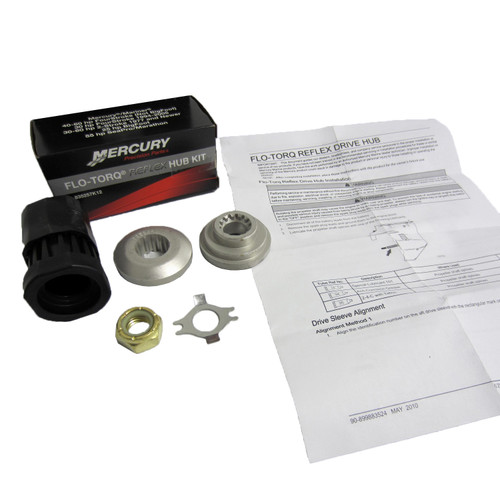 Mercury Marine/MerCruiser New OEM Flo-Torq Reflex Hub Kit, 835257K12