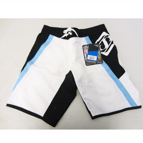 Jet Pilot Women's Rebound Ride Shorts Swim Suit Trunks Blue/White/Black Size 3