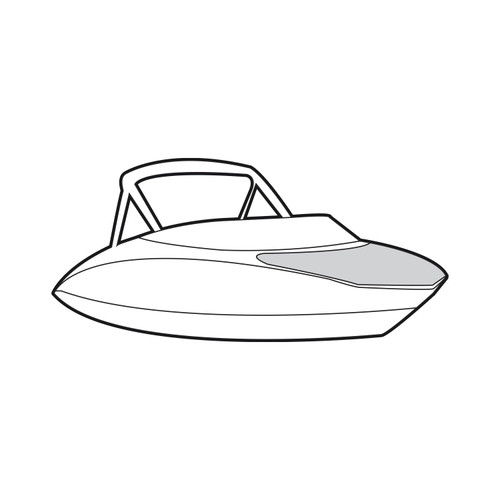 Yamaha New OEM Bow Cover Kit-Grey MAR-190BC-CH-12 AR192, SX192, AR190, SX190