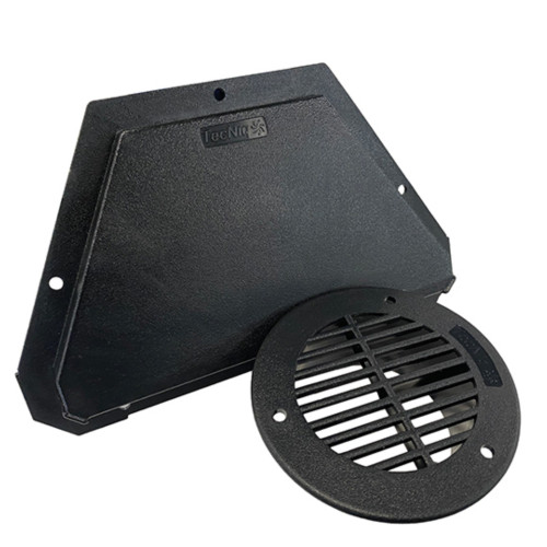Tecniq OEM Interior Circular Vent Cover Black, J00-0B01-1
