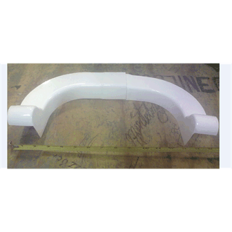 Crestliner TRIM RING, TRANSOM O/B WELL W/CAP 2PC SML ARCW 2106332