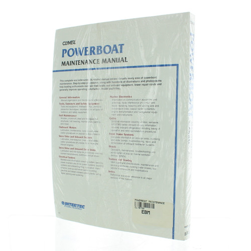 Clymer New Powerboat Maintenance Manual With Step-by-step Procures, CLYB700