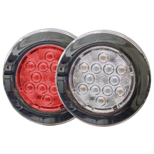 Tecniq New OEM Silho-X Trim White/Red Combo Light Diffuse Lens Ring, E06-WSRF-1