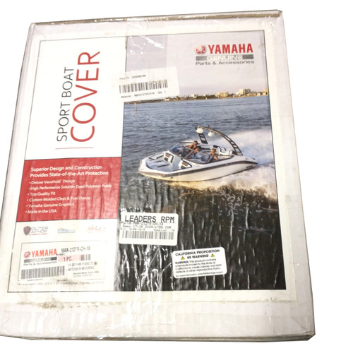 Yamaha New OEM Charcoal Tower Mooring Cover, 212X, MAR-212TR-CH-18