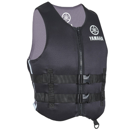 Yamaha New OEM Men's 19VVN Neoprene 2 Buckle PFD, MAR-19VVN-BK-MD