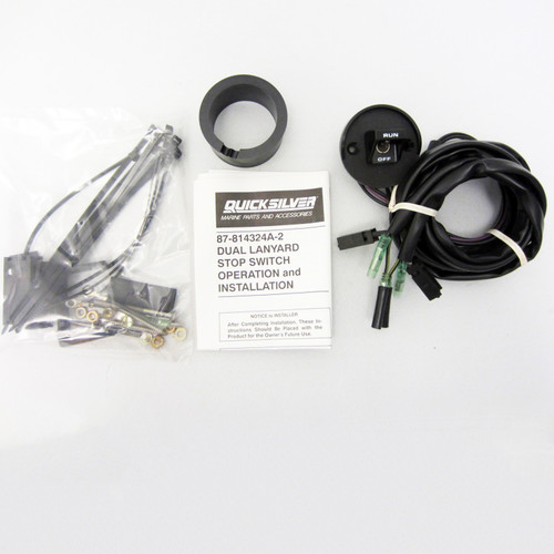 Mercury New OEM Twin/Dual Engine Emergency Stop Safety Switch Kit 87-814324A2