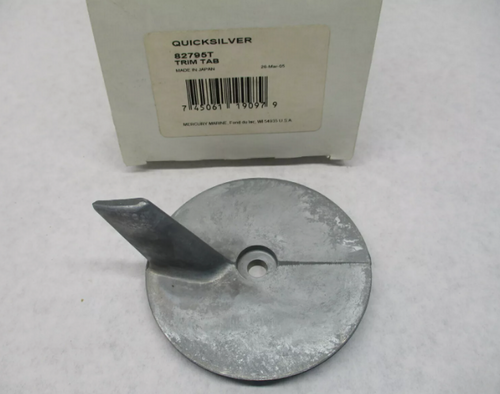 Mercury 82795T 82795M Trim Tab Anode for 20-30 HP Mariner Yamaha Outboard Motors