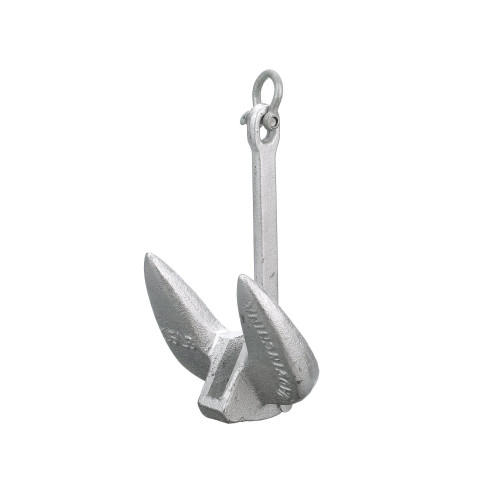 Seachoice New 15 lb Aluminum Coated Iron Navy Anchor, 50-41370