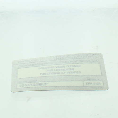 Ski-Doo New OEM Epa Recall Label 516004375