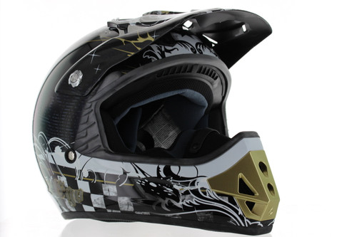BRP New OEM Ski-Doo Unisex Snowcross Alter Ego Graphic Helmet X-S, 4473640290