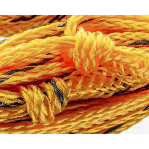 Seachoice Water Ski Tow Rope 75′ with 12″ Handle Yellow, 50-86651