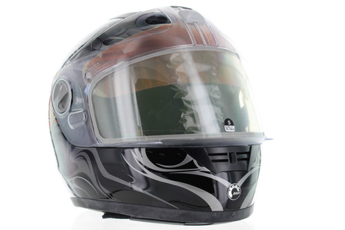 BRP New OEM Ski-Doo Gs-2 Nunavik Black Full Face Helmet Small, 4472710490