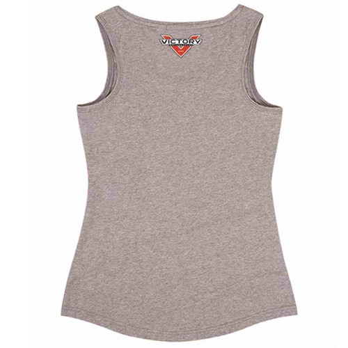 Victory Motorcycle New OEM Women's Grey Gary Racing Tank Shirt, XL, 286799309