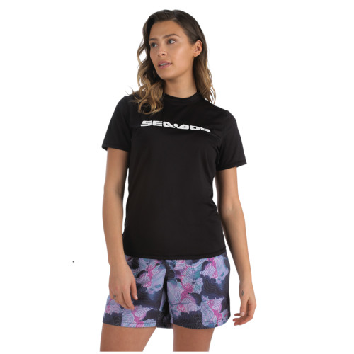 Sea-Doo New OEM Women's Medium Short Sleeve Rashguard, 4544840690