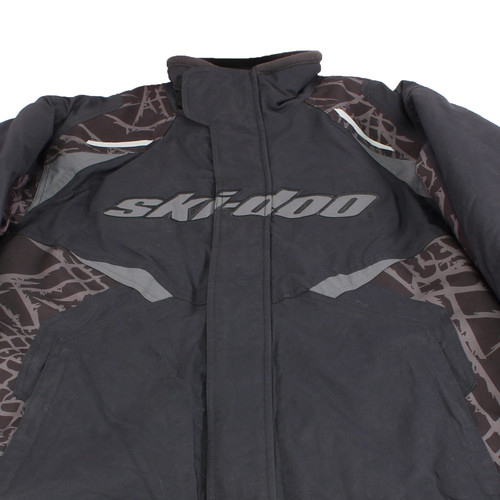 Ski-Doo New OEM Men's Holeshot Printed Jacket Medium Black 4406470690