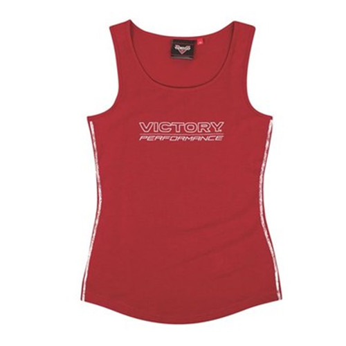 Victory Motorcycle New OEM Women's Sleevless Red Tank Top, X-Large, 286630809 Victory Motorcycle New OEM Women's Sleevless Red Tank Top, X-Large, 286630809