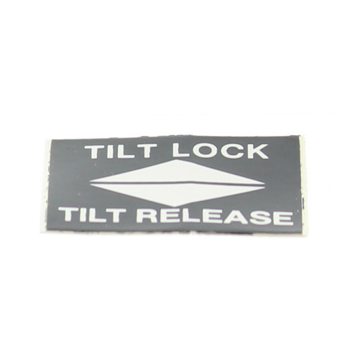 Mercury Marine New OEM Tilt Release / Lock Decal, 37-F688585, 37-8302531