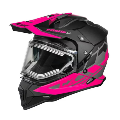 Castle X New Pink Mode Trance Dual Sport w/Electric Shield Small, 35-23982 Castle X New Pink Mode Trance Dual Sport w/Electric Shield Small, 35-23982