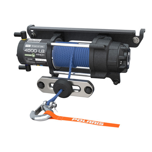 Polaris OEM PRO HD 4,500 Lb. Winch with Rapid Rope Recovery, 2882236